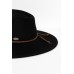 Morzine Black Wide Brim Fedora