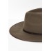 Meribel Taupe Wide Brim Fedora