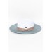 Fiona Teal Wide Brim Travel Fedora