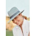 Cypress Light Blue Travel Fedora